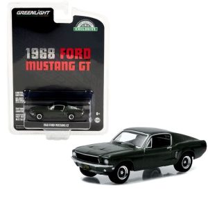 Ford Mustang Gt 1968 - Steve Mcqueen Bullitt 1:64 Greenlight