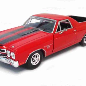 Chevy El Camino Ss 396 1970 Vermelho 1:24 Motor Max