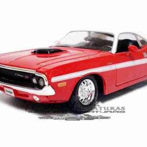 Dodge Challenger R/t Coupe 1970 1:24 Maisto Vermelho