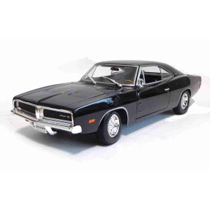 Dodge Charger R/t 1969 Preto 1:18 Maisto
