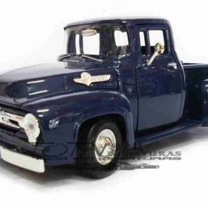 Ford Pickup 1956 Azul Marinho 1:24 Motor Max