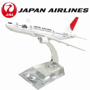 Avião Comercial Jal Japan Airlines Boeing 777 Metal Miniatur