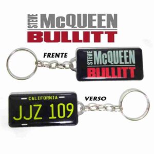 Chaveiro Placa Steve Mcqueen Bullitt