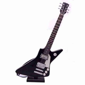 Miniatura de Guitarra Explorer 1:4 25cm Preta