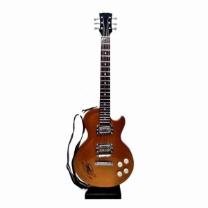 Miniatura de Guitarra Les Paul 1:4 25cm Madeira Slash GNR