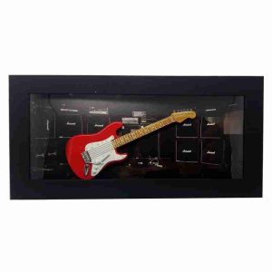 Quadro de Miniatura Guitarra Strato Caster