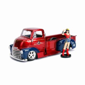 Mulher Maravilha Chevy Coe 1952 DC Comics 1:24 Jada Toys