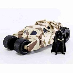 Batmobile The Dark Knight Camuflado C/ Boneco Batman 1:24
