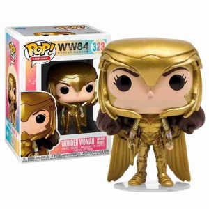 Wonder Woman Mulher Maravilha 1984 Golden Armor 323 Funko