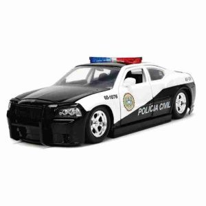 Dodge Charger 2006 Policia Civil Fast Furious 1:24 Jada Toys