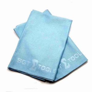 Kit 2 Toalhas Para Vidro Sem Costura 230gsm 40x40 Carro Sigma Sgt