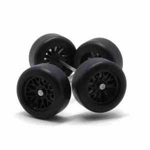 Jogo Roda Customização 11mm 1:64 Hot Wheels JR003 Preta