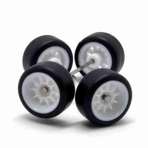 Jogo Roda Customização 11mm 1:64 Hot Wheels JR004 Branca