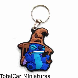 Chaveiro Stitch Bruxo Borracha