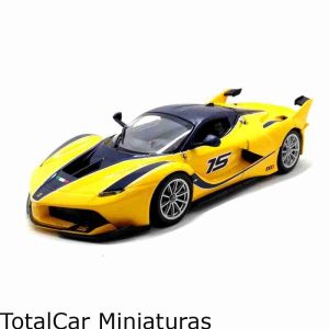 Ferrari FXX K 1:24 Burago Amarela