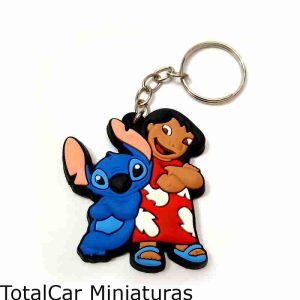 Chaveiro Lilo & Stitch Borracha