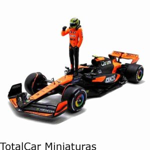 Mclaren MCL38 2024 Lando Norris Nº 4 1:24 Burago Piloto