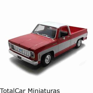 Chevrolet C10 Cheyenne Super 1974 1:18 Maisto Vermelha