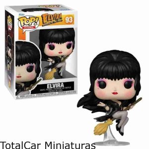 Elvira 93 Na Vassora Rainha das Trevas Bruxa Funko Pop