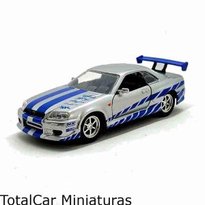 Nissan Skyline Gt-R (R34) Brian Fast Furious 1:32 Jadatoys