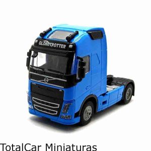Volvo FH Globetrotter 1:50 XS Luz Som Truck Toco Azul