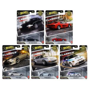 Coleção 5 FPY86 Nismo Ferrari 1:64 Hot Wheels Modern Classic