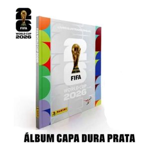 Álbum Copa Do Mundo 2026 Capa Dura Prata Panini