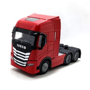 Iveco S Way 1:50 XS Luz Som Trucado Caminhão Vermelho
