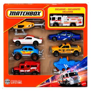 Kit-3 8 Carros Chevrolet Scania Ford Mustang 1:64 Matchbox