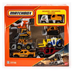 Kit-4 8 Carros Chevrolet Jeep Bobcat Trator 1:64 Matchbox