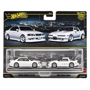 Toyota Chaser JZX 100 + Toyota Supra 1989 1:64 Hot Wheels