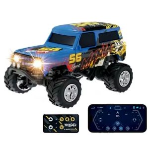 Ford Bronco Off Road R/c 1:64 Controle Remoto Recarregável Vermelho
