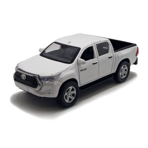Toyota Hilux Cabine Dupla 4x4 1:36 Alloy Car Luz Som Branca