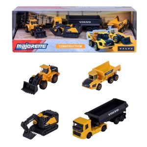 Volvo Construção Caminhão Escavadeira Trator 1:64 Majorette