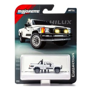 Toyota Hilux SR5 Pickup 1985 1:64 Majorette Collection Branca