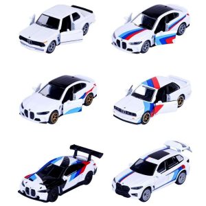6 x BMW Edition 1:64 Majorette Collection Branca