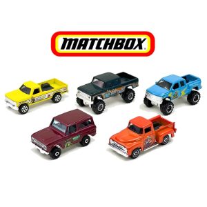 Kit 5 Ford Bronco F-100 F150 D-200 Silverado 1:64 Matchbox