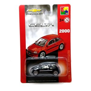 Chevrolet Celta 2000 Preto 1:64 CKS