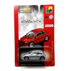 Chevrolet Celta 2000 Prata 1:64 CKS