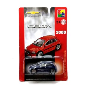 Chevrolet Celta 2000 Azul Marinho 1:64 CKS