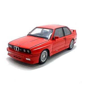 BMW M3 E30 1988 1:24 Jinlifang Vermelho