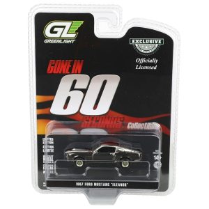 Ford Mustang 1967 Eleanor 60 Segundos Cromado 1:64 Greenlight